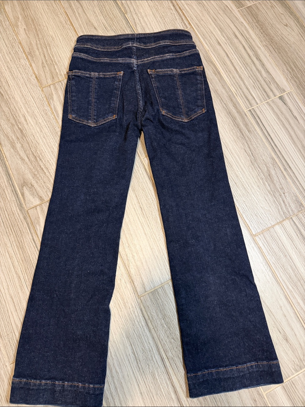 Pilcro Indigo High-Rise Flare Jeans - Picture 2 of 10